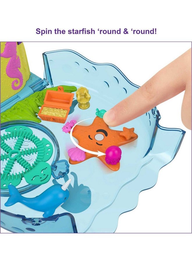 Bubble Aquarium With Underwater Theme 2 Bubblemaking Features Pool Micro Polly & Mermaid Doll Bubble Solution & 18 Accessories Pop & Swap Feature For Ages 4 Years Old & Up