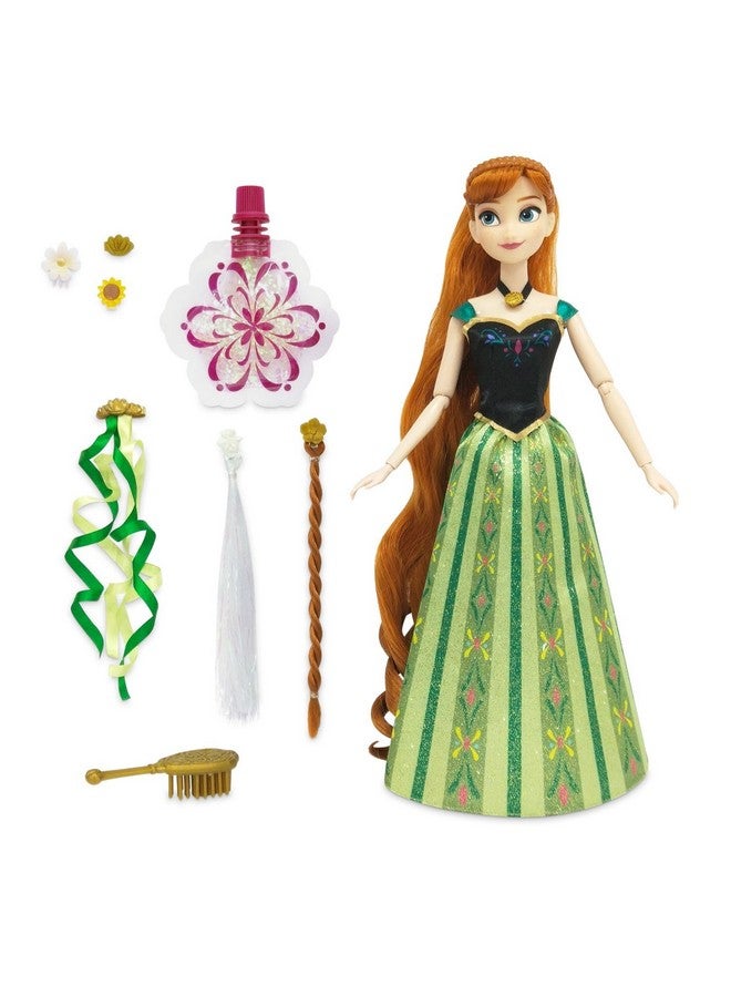 Store Official Anna Hair Play Dollfrozen11 Inchinteractive Hairstyling Funrecreate Enchanted Looks For Frozen Fans & Collectorsdurable & Kidfriendly