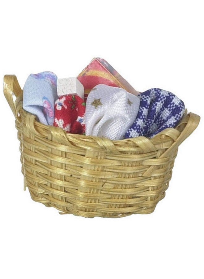 Dollhouse Miniature Laundry Basket