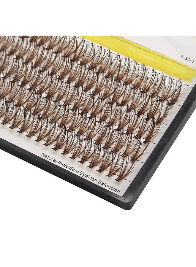 1020Mm Available 120Pcs Thickness 0.07Mm D Curl Brown Color Individual False Eyelashes Natural Long Makeup Colorful Cluster Eyelashes Volume Eye Lashes Extensions (12Mm)