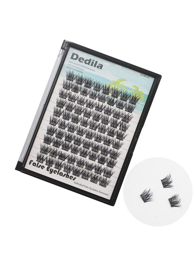 10Rows Wide Stem Cluster Eyelashes Natural Look Easy To Apply Individual False Eye Lashes Diy Volume Eye Lashes Extensions 1018Mm To Choose (16Mm)