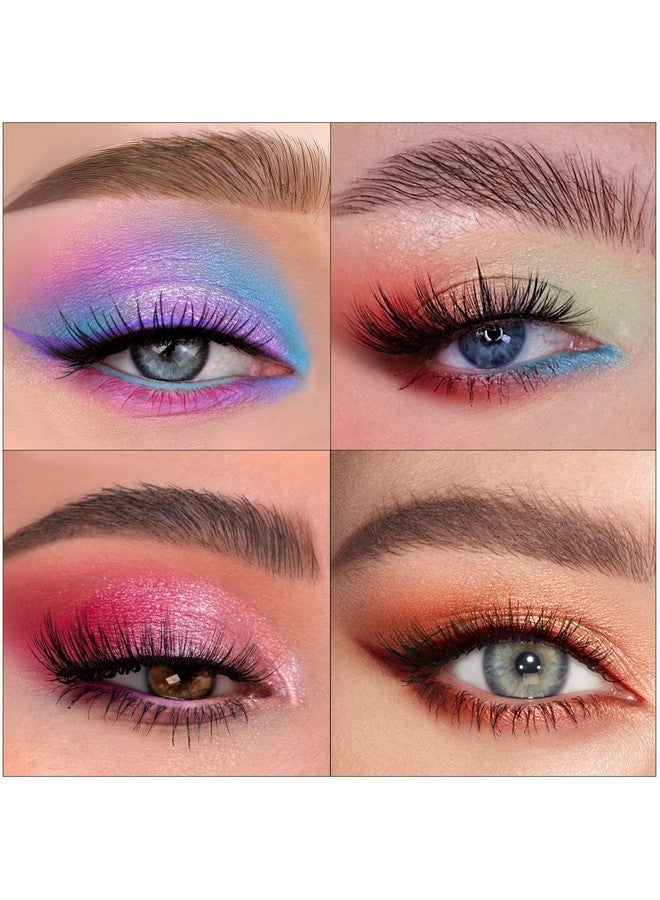 Cream Eyeshadow Palette Blue Purple Brown Eye Shadow Palettes For Cute Nature Popular Eye Make Up 18 Colors Ice Cream Original Design Glitter Matte Shimmer Makeup Pallets Talc Free