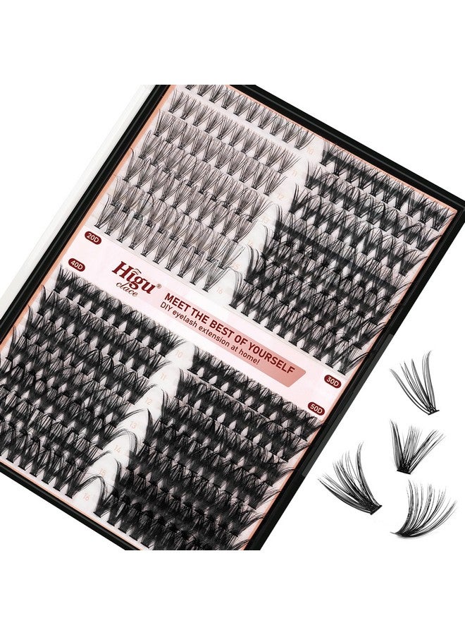 Indicidual Lashes Clusters 280Pcs C Curl Cluster Eyelash Extension 1016Mm Mixed Large Tray Lash Clusters Wispy Diy Lash Extension Self Application At Home(20D+30D+40D+50Dcmix1016Mm)