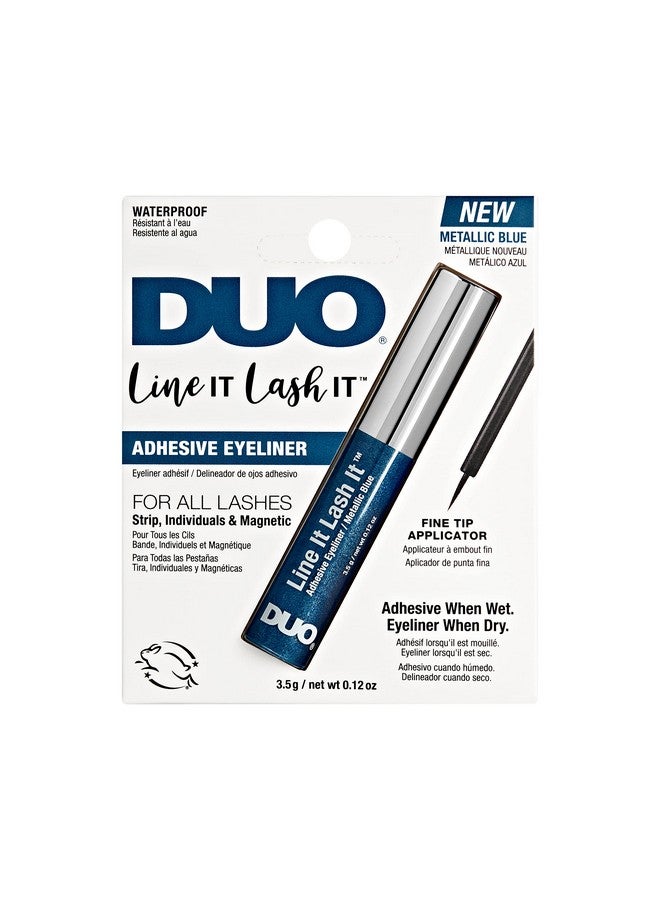 Line It Lash It Metallic Blue