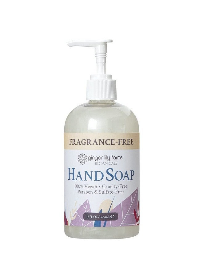 Botanicals Allpurpose Liquid Hand Soap 100% Vegan & Crueltyfree Fragrancefree 12 Fl Oz