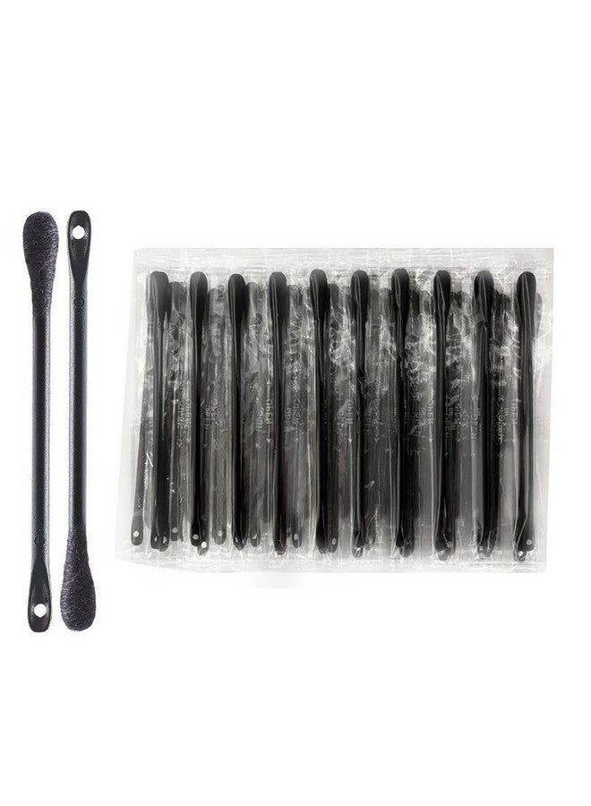 100 Pcs Disposable Dualheaded Cotton Swab Stick Blackhead Remover Pimple Extractor Tool For Pimples Blackheads Removing For Face Nose Black
