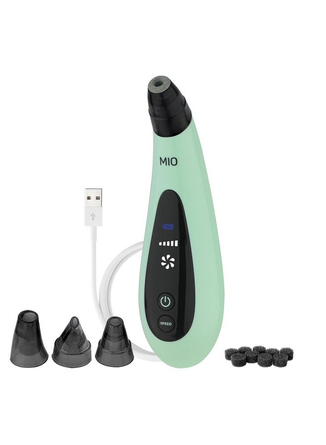 Mio Diamond Microdermabrasion Blackhead Remover Pore Suction Toolrechargeabledermatologist Recommended Skin Resurfacing System For Antiagingexfoliator For Acne Scarswrinkles (Mint)