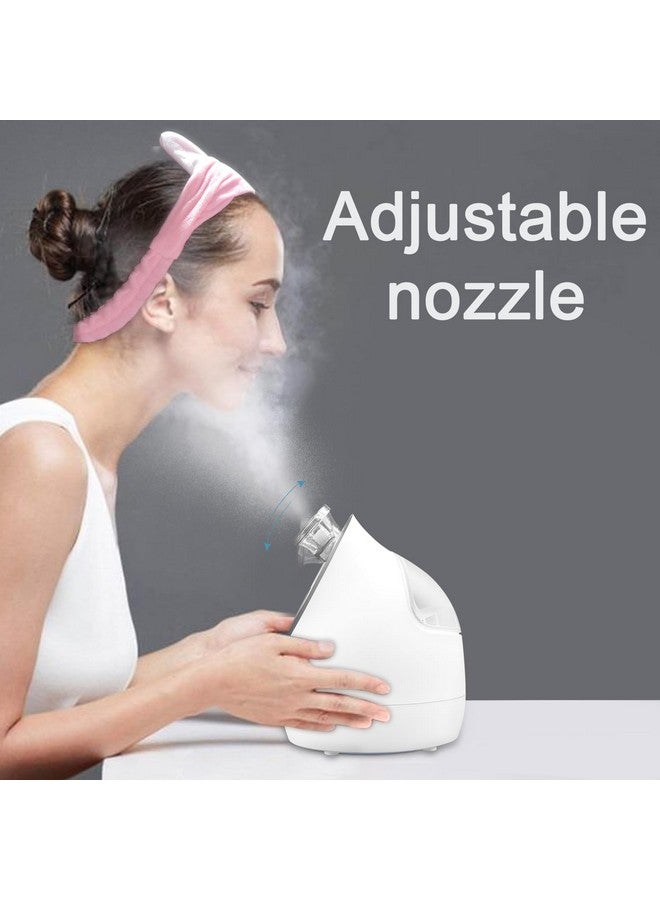 Facial Steamer 2 In 1 Face Steamer For Facialcompact Nano Steamer With Aromatherapyface Humidifieradjustable Nozzle Warm Powerful Steam For Home Spacleanses And Moisturizessinuses