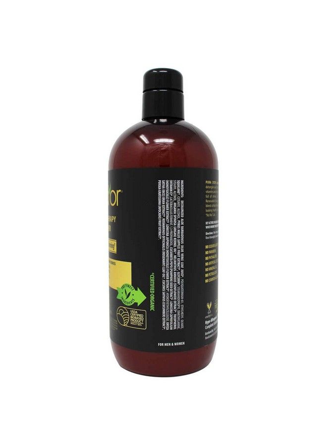 24 Fl Oz Shampoo + 24 Fl Oz Conditioner. Pura Dr Advanced Therapy System Shampoo & Conditioner Reduces Hair Thinning For Thicker Head Of Hair Infused With Premium Organic Argan Oil & Aloe Vera