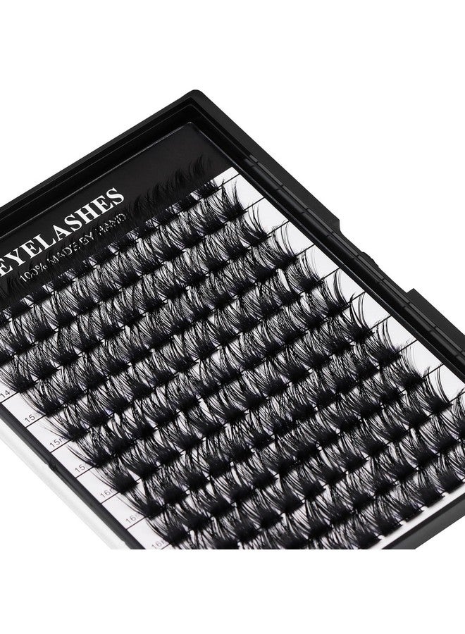 Mixed 8121416Mm8101214Mm10121416Mm141516Mm Wide Stem Individual False Eyelashes Soft Lightweight Volume Eyelashes Extensions Makeup Cluster Lashes (Mixed 141516Mm)