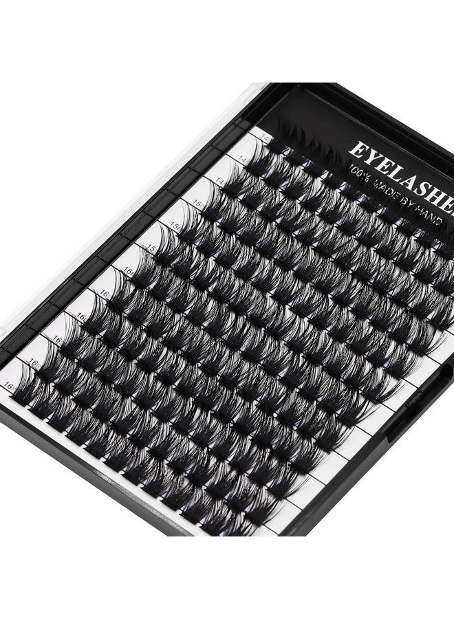 Mixed 8121416Mm8101214Mm10121416Mm141516Mm Wide Stem Individual False Eyelashes Soft Lightweight Volume Eyelashes Extensions Makeup Cluster Lashes (Mixed 141516Mm)