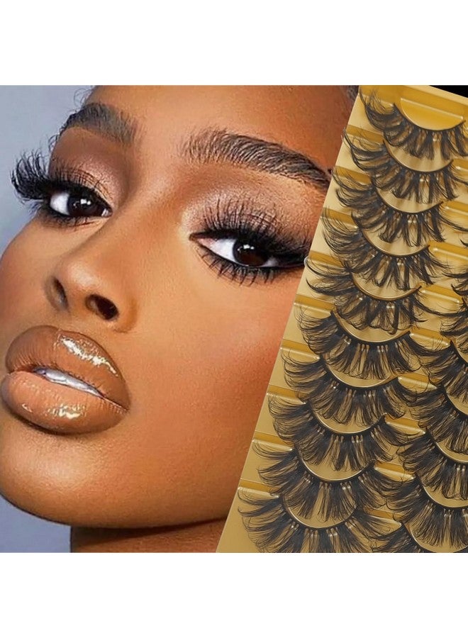 Lashes Mink 25Mm Fluffy False Eyelashes 25 Mm Long 30 Pairs 6 Styles Pack Dramatic 5D Full Volume Fake Eyelashes Wispy Curly Mink Eyelashes Wholesale By Befacl