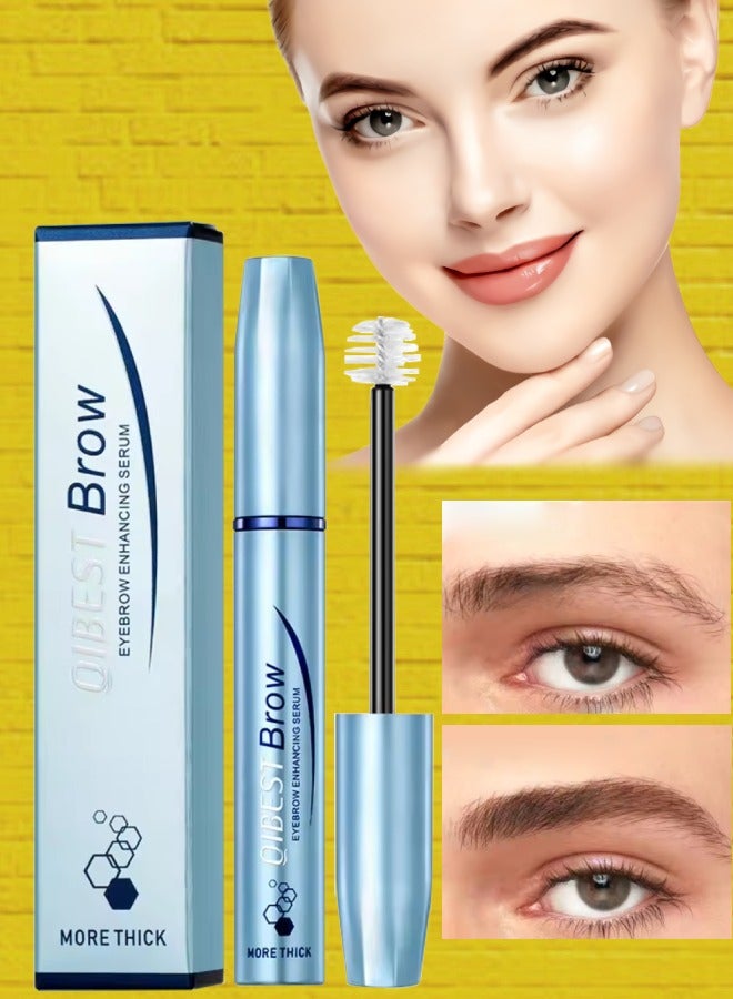 Eyebrow Enhancing Serum Brow Serum for Longer Thicker Brows and Lashes Brow Enhancer Natural Plant Extracts Hypoallergenic Formula and Effective Stimulate Brow Growth Serum