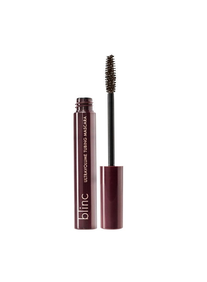 Ultravolume Tubing Mascara Volumizing Lengthening And Curling Mascara Ultralongwearing Washable Mascara Clean Vegan And Crueltyfree 9Ml0.30 Fl Oz (Dark Brown)