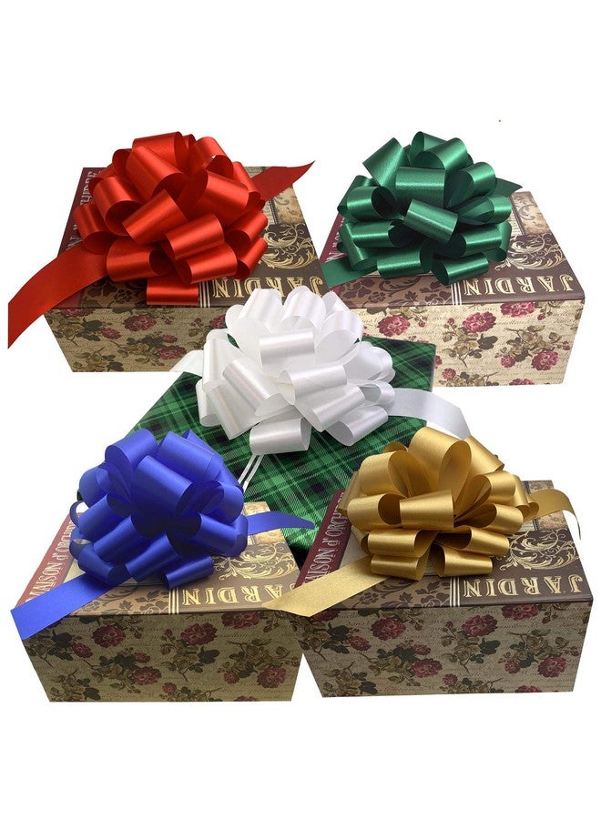 Gold White Green Blue Red Pull Bows For Gifts 9