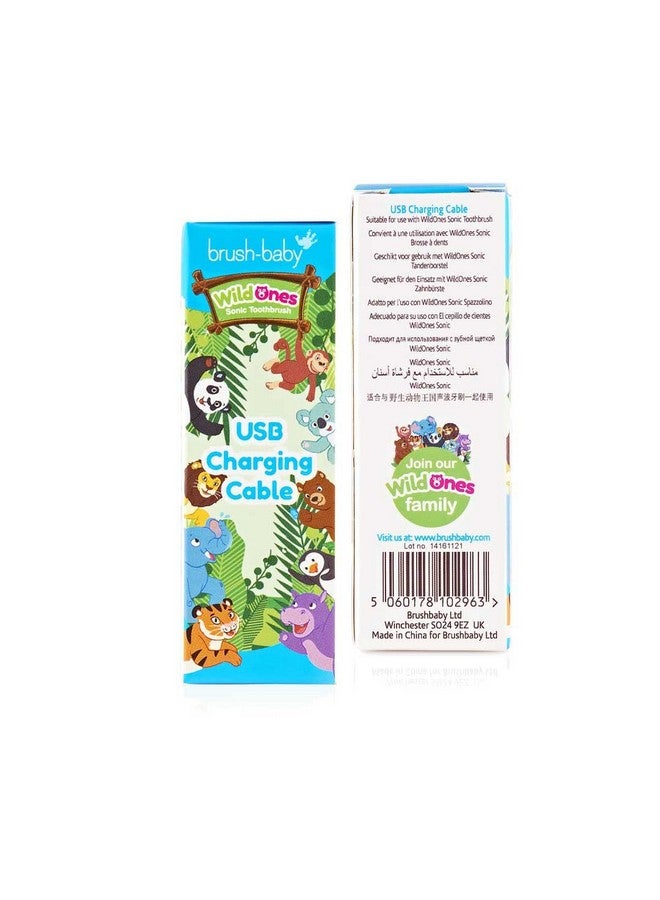 Brushbaby Magnetic Usb Charging Cable For Wildones Rechargeable Sonic Toothbrushes.
