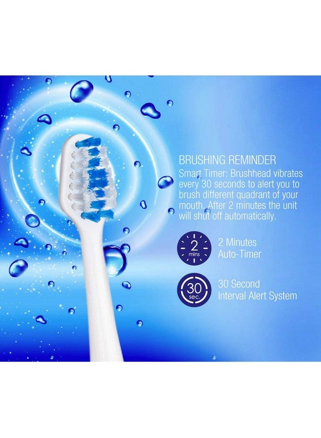 S520 Rechargeable Sonic Toothbrush Includes 20 Accessories: 12 Brush Heads & More Black