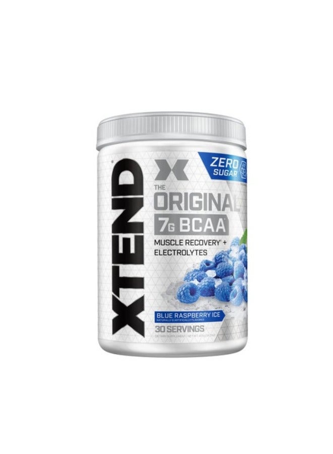 Xtend The Original 7G BCAA Muscle Recovery + Electrolytes, Blue Raspberry Ice Flavor - 30 Servings