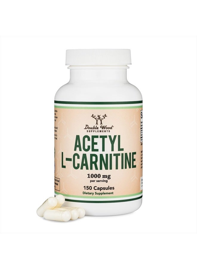 Acetyl L-Carnitine 1,000mg Per Serving, 150 Capsules