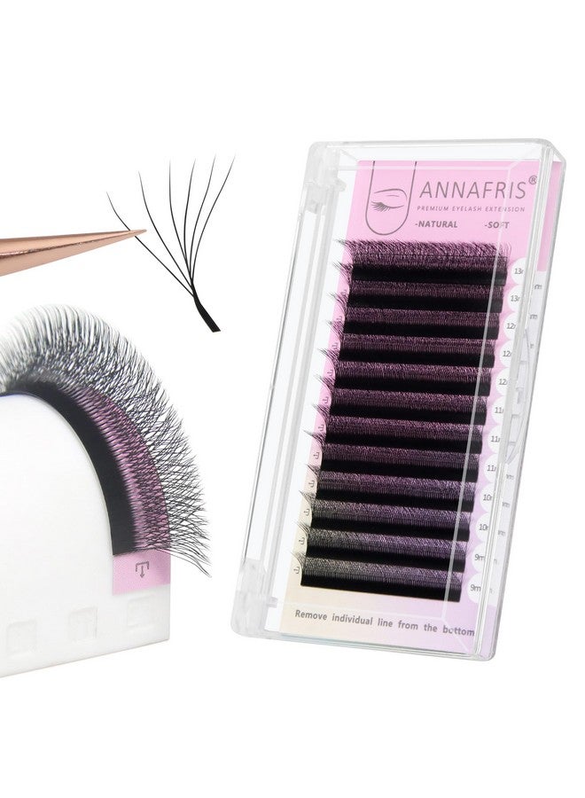 6D Premade Fan W Shape Eyelash Extensions 0.07 C Curl 815Mm Mix Volume Self Fanning False Lashes Makeup Supplies Professional Use Lash Extension(0.07 C 815Mm Mix)