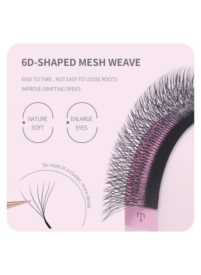 6D Premade Fan W Shape Eyelash Extensions 0.07 C Curl 815Mm Mix Volume Self Fanning False Lashes Makeup Supplies Professional Use Lash Extension(0.07 C 815Mm Mix)