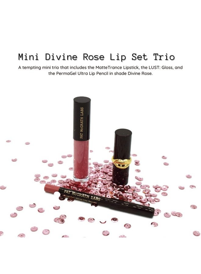 Major Mini Lip Trios Divine Rose