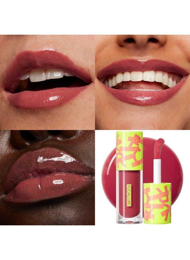 Lip Oilmoisturizinghydrating Lip Glosstransparent Toot Lip Glow Oilshiny Glossy Finishnonstickylong Lastingtinted Lip Balm For Dry Lips And Lip Carecandy Apple