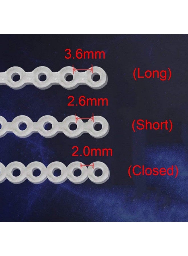 Dental Orthodontic Elastic Chain Power Chains Brace Orthodontic Spool Elastic Rubber Band (Gray) ((Continuous)