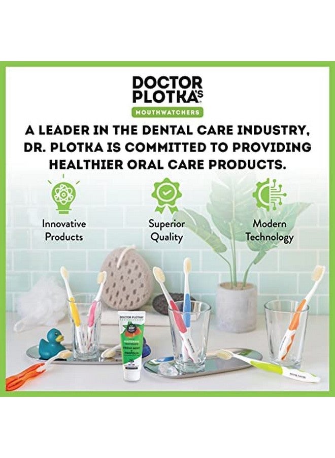 Dr Plotkas Natural Fluoride Free Whitening Toothpaste By Mouthwatchers Organic Propolis And Fresh Organic Mint Sensitive Teeth And Gums 3 Oz. Tube
