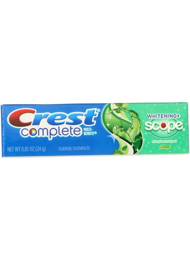 Complete Multibenefit Fluoride Toothpaste Whitening Plus Scope Minty Fresh 0.85 Oz (Pack Of 3)