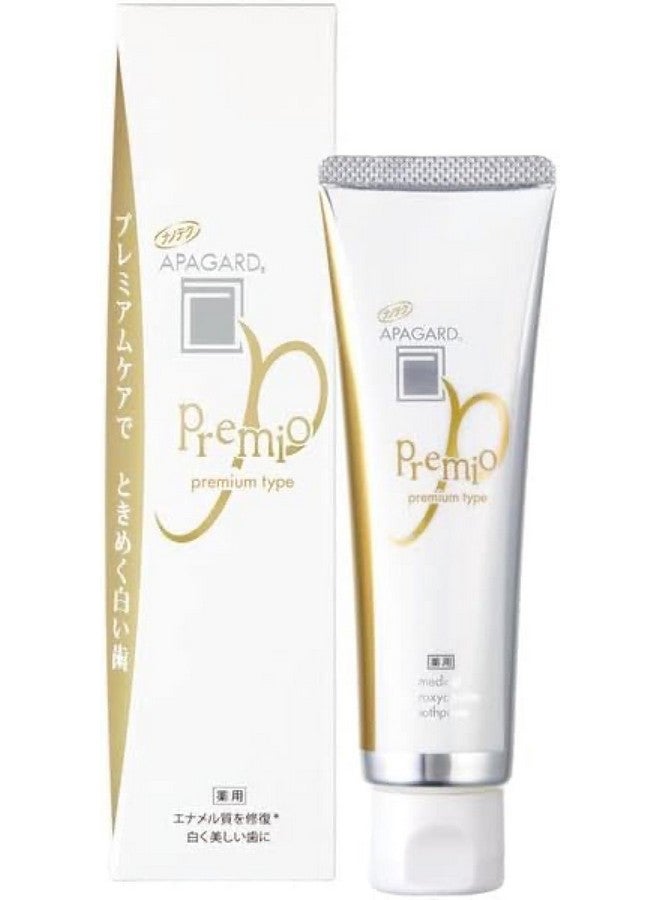 ® Premio Sangi'S Nanohydroxyapatite Toothpaste For Naturally Whiter Teeth No Fluoride Premium Type 100G / 3.5 Oz Double Mint Flavor