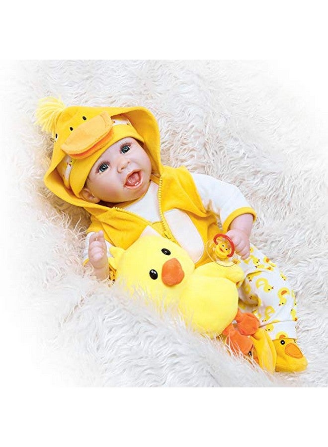 Reborn Baby Dolls Clothes 18 Inch Outfit Accessories Yellow Duck 5Pcs Set For 1719 Inch Reborn Doll Newborn Girl&Boy