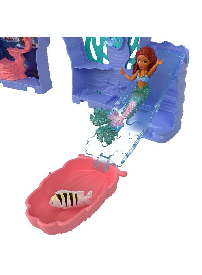 Disney The Little Mermaid Storytime Stackers Ariel'S Grotto Playset Stackable Dollhouse With Small Doll And 10 Accessories