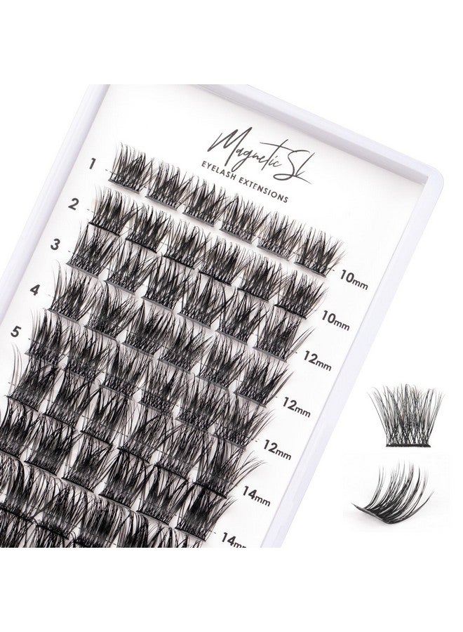 Cluster Lashes 72 Individual Lashes Clusters Eyelash Extensions False Eyelashes Diy Wispy Fluffy Lash Extension Kit Reusable False Eyelashes Natural Look Mix 1016Mm C D Curldm28