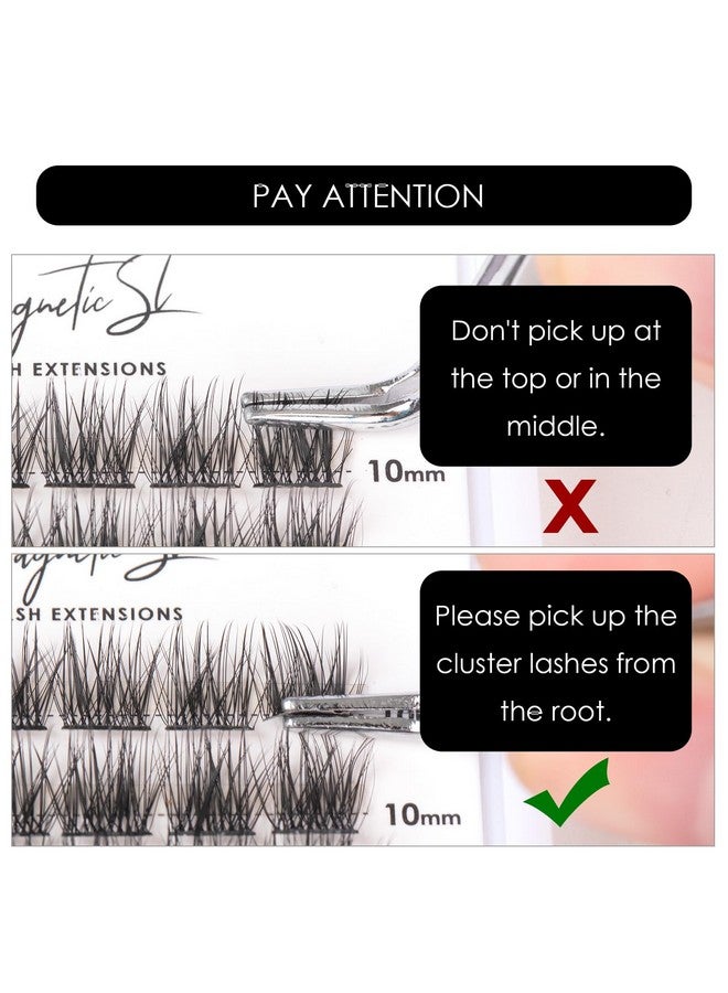 Cluster Lashes 72 Individual Lashes Clusters Eyelash Extensions False Eyelashes Diy Wispy Fluffy Lash Extension Kit Reusable False Eyelashes Natural Look Mix 1016Mm C D Curldm28