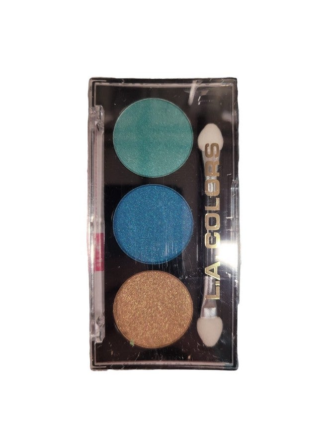 3 Color Eyeshadow Palette Lotus 0.19 Ounce Gold Blue Green Cruelty Free