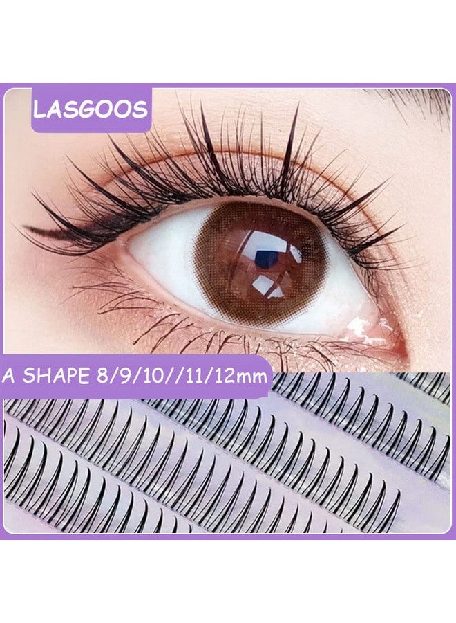 Diy Eyelash Extensions Natural 3D Effect Individual Lash 89101112Mm 200Pcs A Shape Lashes Volume Lashes Mixed Set Home Eyelash Extension C Curl Lashes Wholesale Salon Pack