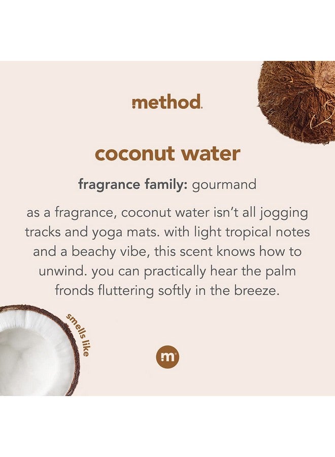 Gel Hand Wash Coconut Water Biodegradable Formula 12 Fl Oz (Pack Of 6)