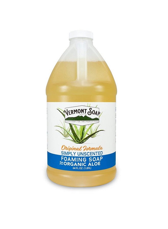 Organic Unscented Foaming Hand Soapnatural Moisturizing Soap For Dry Skinfragrance Free Liquid Bathroom Hand Soapsimply Unscented64 Oz