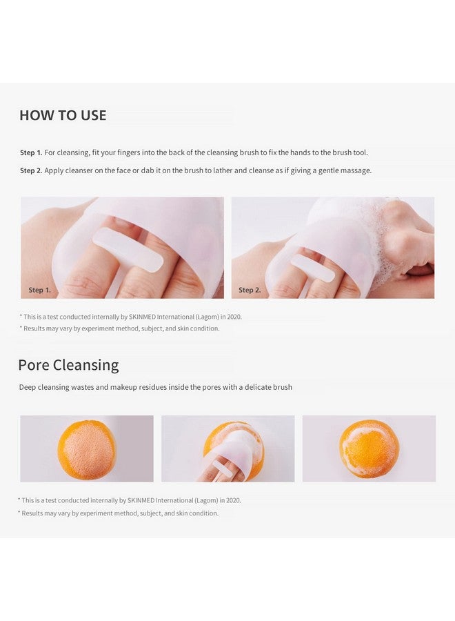 Cellup Facial Cleansing Brush Medicalgrade Biocompatible Soft Silicone Pore Bristle Irritationfree Deep Cleaning Gentle Face Wash Massage Scrub Exfoliating Pad For Sensitive Dry Oily All Skin