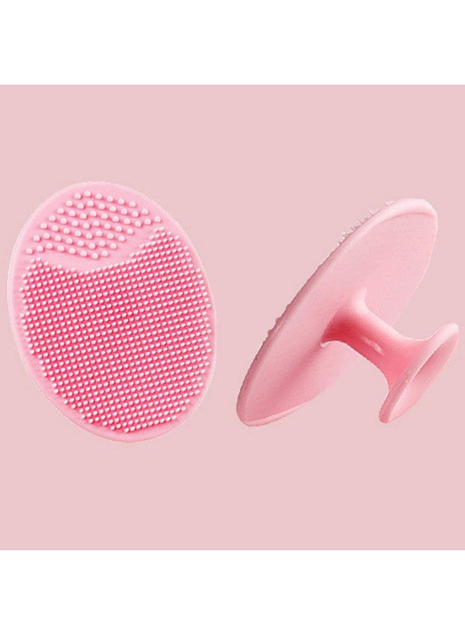 Face Scrubber Facial Exfoliator Face Scrub Brush Soft Face Brush Silicone Facial Cleansing Brush Face Exfoliator Blackhead Acne Pore Cradle Cap Face Wash Brush For Deep Cleaning Skin 4 Pack