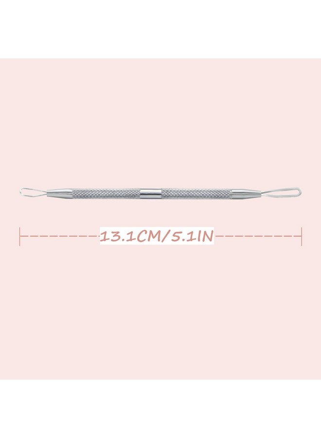 Professional Blackhead Remover Blemish Extractor Toolpimple Comedone Removal 2In1 Stainless Steel Pimple Popper(2Pcs)