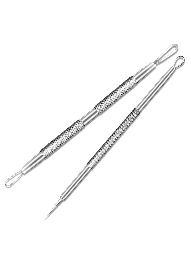 Blackhead Remover Tools2022 Newest 2 Pcs Acne Needlesgery Whitehead Removal Toolspimple Popper Tool Kit Acne Extractor Device Professional Stainless Pimple Acne Blemish Removal Tools