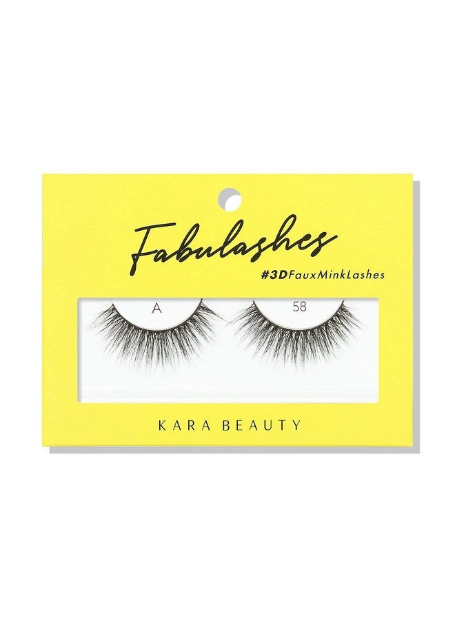 Fabulashes 3D Faux Mink False Eyelashesstyle A58