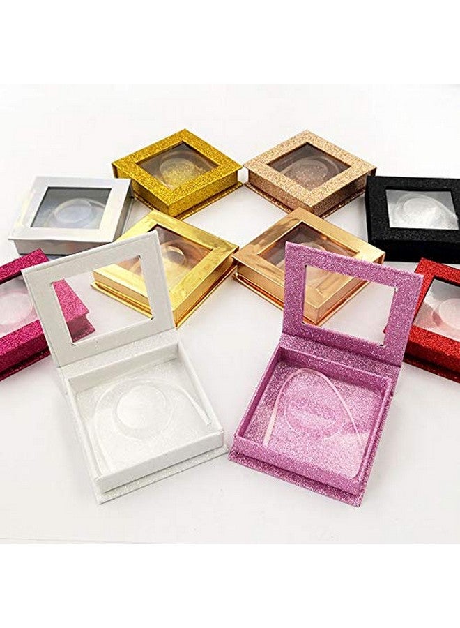 10Pcs Fake Eyelashes Packaging Box Fake 3D Mink Eyelashes Box Artificial Ribbon Box Empty G