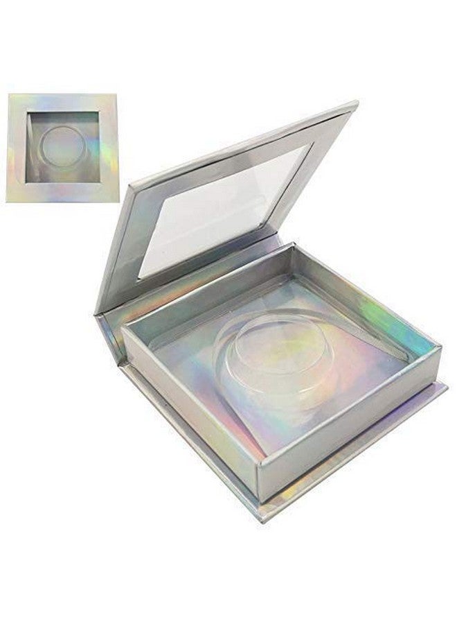 10Pcs Fake Eyelashes Packaging Box Fake 3D Mink Eyelashes Box Artificial Ribbon Box Empty G