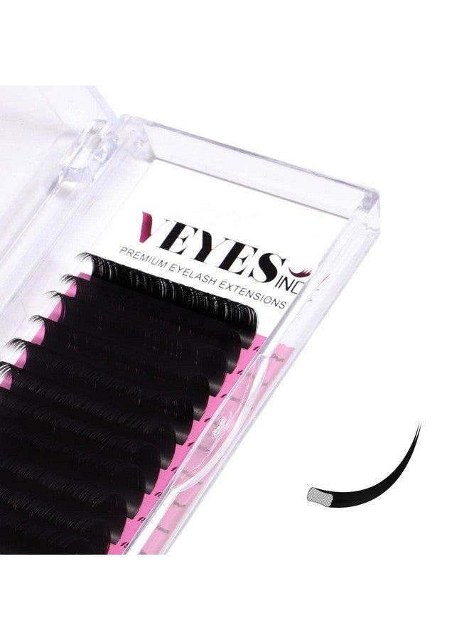 Ellipse Flat Lash Extension 0.150.20 Cccd Curl 820Mm Mix & Single Length Tray Professional Eyelash Extension Supplies Matte Black (0.15 D 1520Mm)