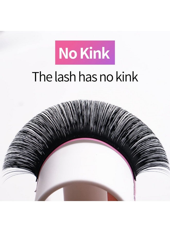 Ellipse Flat Lash Extension 0.150.20 Cccd Curl 820Mm Mix & Single Length Tray Professional Eyelash Extension Supplies Matte Black (0.15 D 1520Mm)