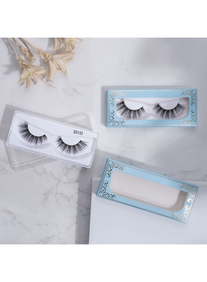 12 Pairs False Eyelashes Fluffy Volume Long Faux Mink Lashes Natural Look 4 Styles Wispy Fake Eyelashes Soft Reusable Eyelashes With Lashes Boxes (12 Pairs 4 Styles)