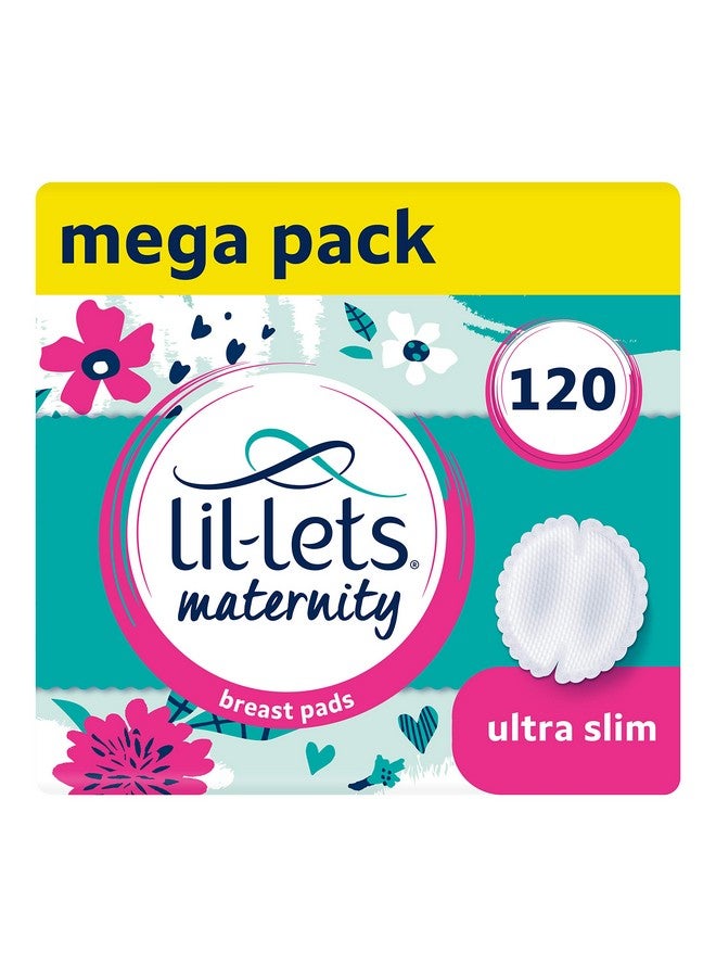 Maternity Nursing Breast Pads 120 Individually Wrapped Ultrathin Absorbent & Fragrancefree Comfort & Protection For Nursing Moms Maximum Adhesion For Leak & Chafing Nipple Protection